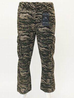 Rebel Vengeance Tigerstripe Camo Tapestry Pants Statement Designer Streetwear
